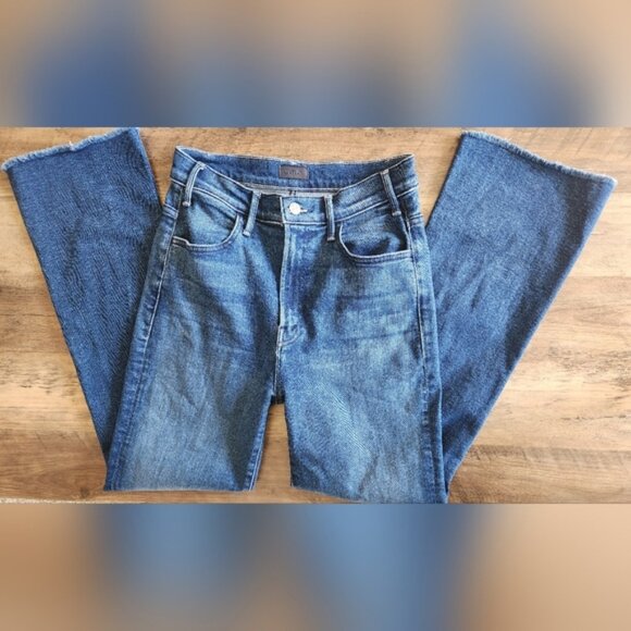 Mother Jeans The Hustler Flood Fray $268 Size 28 EXCELLENT CONDITION - Picture 9 of 10